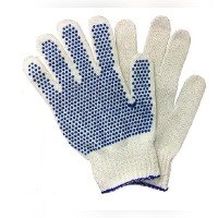 GUANTES DE TELA MOTEADOS